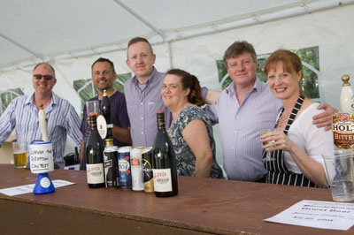 Grotton contest beer tent